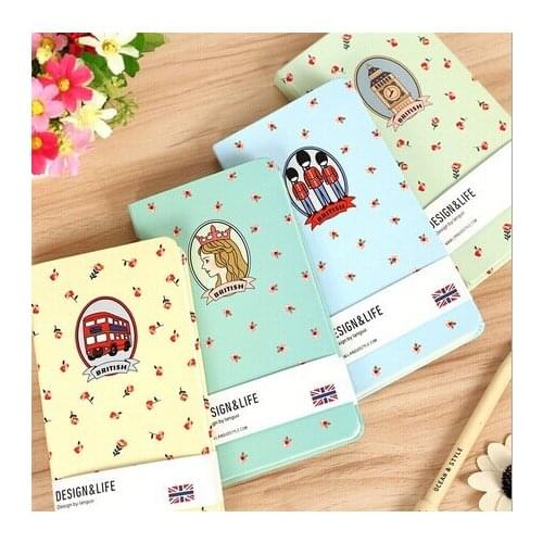 1pcs/lot 178*96mm Vintage British Series Hardcover Kraft Paper DIY Diary Book For Students Gifts