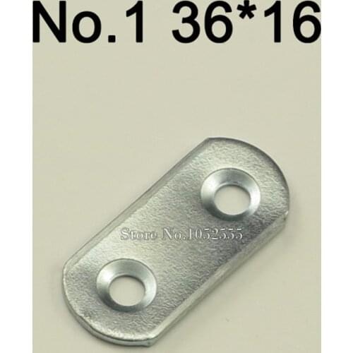 100pcs/lot 36*16mm Right Angle Code 1.8mm Thickness 180 Degree Angle Bracket Furniture Connect Fittings Support K212