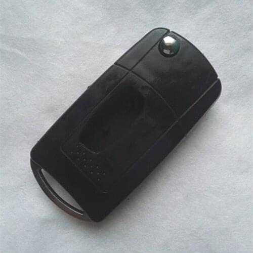 DAKATU 2 Button Flip Folding Remote Key Shell Fit For Mitsubishi New ASX GRANDIS Outlander LANCER-EX Replacement MIT11R Blade