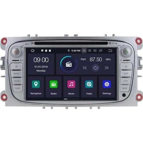 7" Android 10.0 OS Car DVD Multimedia GPS Radio System Player for Ford S-Max 2008-2011 & Focus 2007-2011 & C-Max 2008-2010