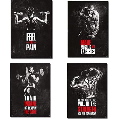 Sport Fitness Diamond Painting 5D DIY Diamond Painting Cross Stitch Embroidery Diamond Mosaic Art Muscle Gym Room Decor