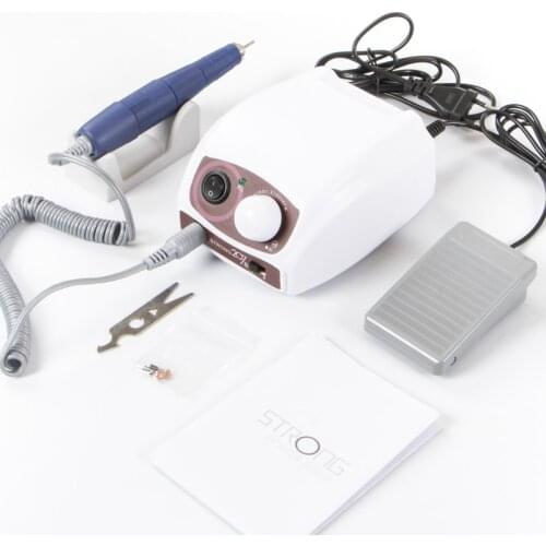 Strong 210 102L 35K Control Box 35000RPM Micro Motor Electric Manicure Drill Set for Nail Drill Machine Polishing Manicure Tool