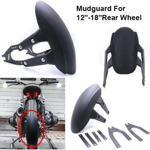 1PCS Motorcycle Clean Fender Mudguard Splash Guard for 12''-18'' Rear Wheel Universal Mudflap Mud Guard Cover 7 Hole Adjustable