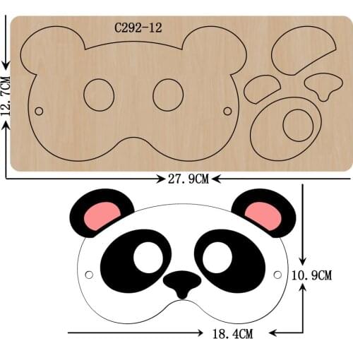 New Mask Wooden die Scrapbooking C-292-12 Cutting Dies Compatible with most die cutting machines