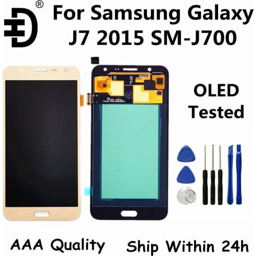 OLED LCD Screen For Samsung Galaxy J72015 J700 LCD Display Touch Screen Digitizer Assembly For Samsung J700F SM-J700 Display
