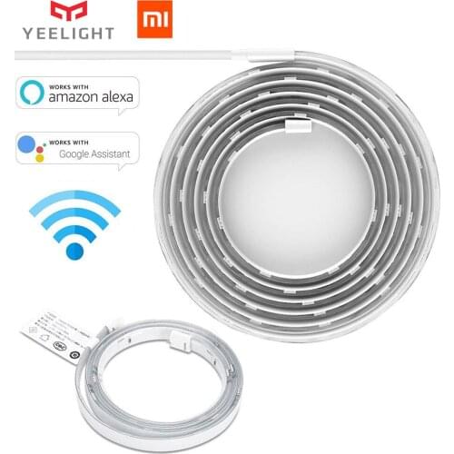 Xiaomi Yeelight original RGB Smart LED Light Strip plus WiFi Remote Control 16 Million Colors Flexible Intelligent Scen Dropship