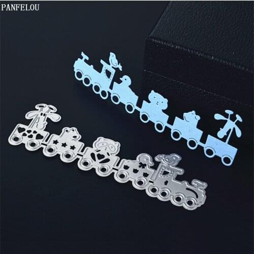 PANFELOU Easter Cartoon car Scrapbooking DIY album cards paper die metal craft stencils punch cuts dies cutting
