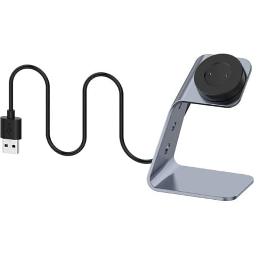 Charger Stand For Huawei -Watch GT, GT2, GT 2e, GS Pro - USB Aluminum Charging Dock 5ft 150cm - Smartwatch Accessories