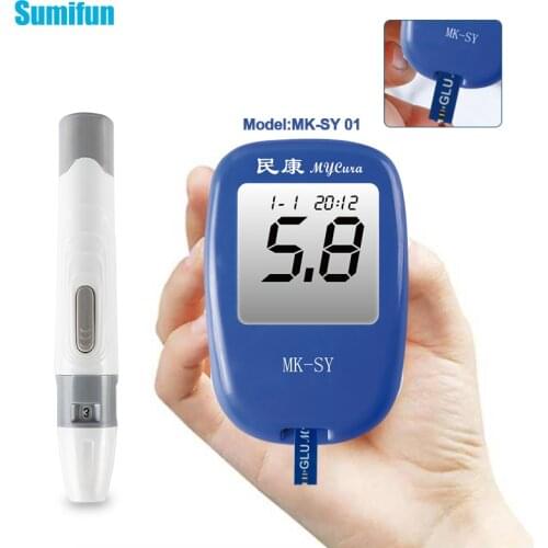 Portable Blood Glucose Meter Glucometer Diabetes Tester Medical Blood Sugar Detection Meter Diabetic Monitor Health Care Machine