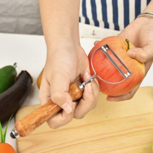 EminHome Professional Wooden Handle Fruit Vegetable To Rob 17 cm Quality Kitchen Tableware dinnerware