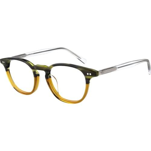 Vintage Round Glasses Frame Acetate Eyeglasses Reading glasses Women and Men Myopia Reading Eyewear Frames OV5062