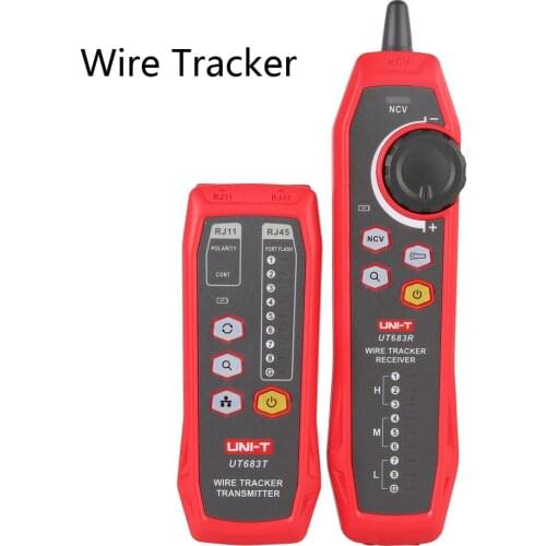 UNI-T UT683KIT Network Cable Tester, RJ45/RJ11 Tester For Telephone Lines And LAN Cables, Line Tester