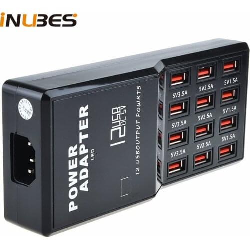 Universal 5V Portable Multi Ports USB Charger Desktop Charging Station Dock Hub 12 Ports USB Charger Adapter For Samsung Xioami