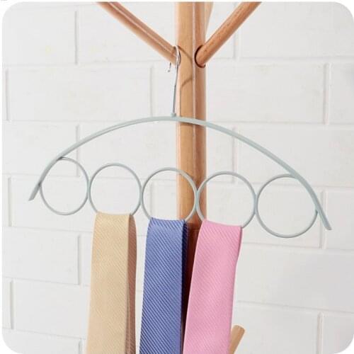1pcs 41x22.6cm 5Hole Ring Rope Slots Holder Hook Scarves Organizer Scarf Wraps Shawl Storage Hanger Ring Ties Hanger Belt Rack