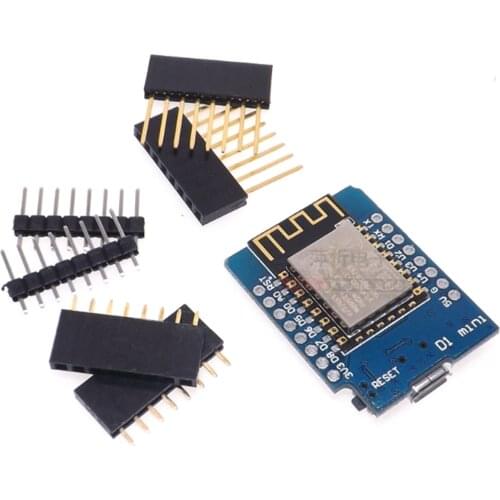 10pcs ESP8266 ESP-12 ESP-12F CH340G USB WeMos D1 Mini WIFI Development Board NodeMCU Lua IOT Board 3.3V With Pins