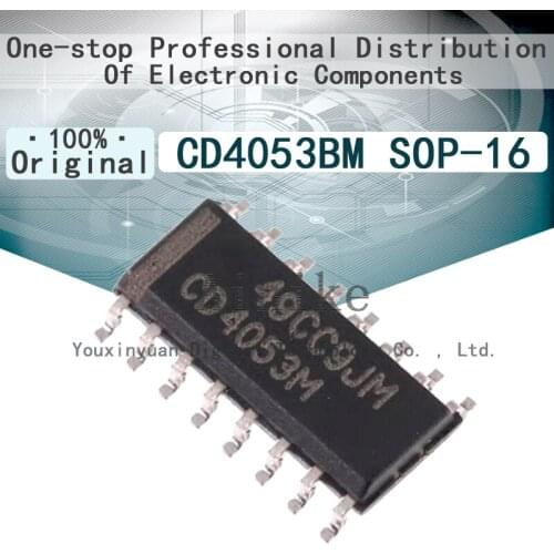 10/Pcs New Original CD4053BM CD4053 SOP-16 Three sets of two analog switches IC Chip