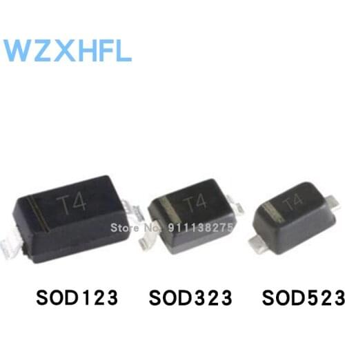 100pcs SMD diode 0603 0805 1206 SOD-123 1N5819 1N4007 1N4148 SOD123 SOD-323 SOD523 1N4148WS 1N5819WS B5819WS SOD323