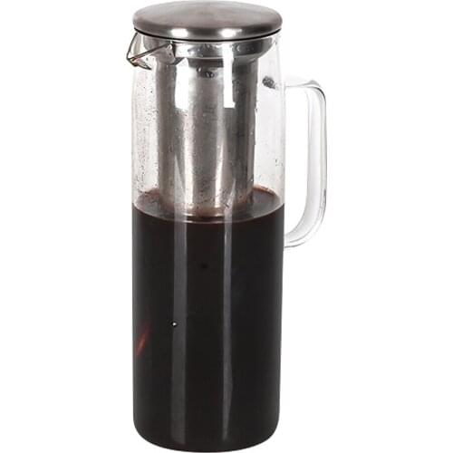 1500ml Cold Brew Coffee Maker Pot Glass Cold Brew Maker Pitcher Iced Coffee Maker Brewer Carafe