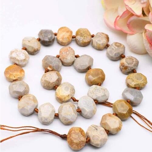 15x12mm Natural chrysanthemum stone Faceted Square Cube Stone Bead For DIY necklace bracelet jewelry making 15 Inch