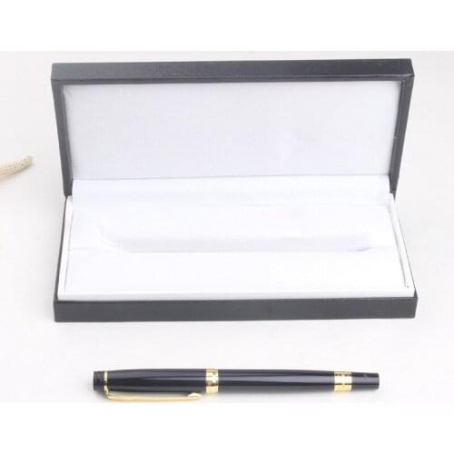 5pcs High Quality Black Leather Pen Box Suit for Fountain Pen/Ballpoint Pen/Roller Ball Pens with The Warranty Manual W0045