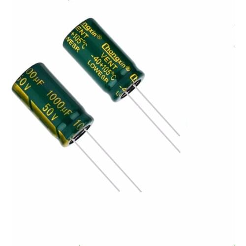 Free shipping 10PCS 50V1000UF 13*25mm Electrolytic capacitor