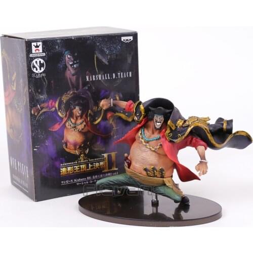 Anime One Piece Black Beard Marshall D Teach PVC Figure Collectible Model Toy