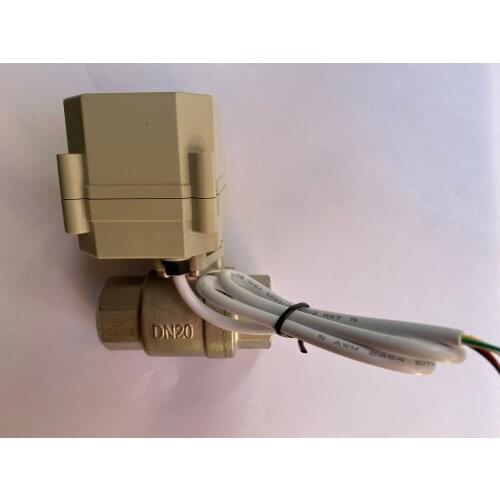 DC9V-24V New 2 Way SS304 3/4'' DN20 Modulating Valve 0-5V, 0-10V or 4-20mA 5 Wires For Water Proportional Control