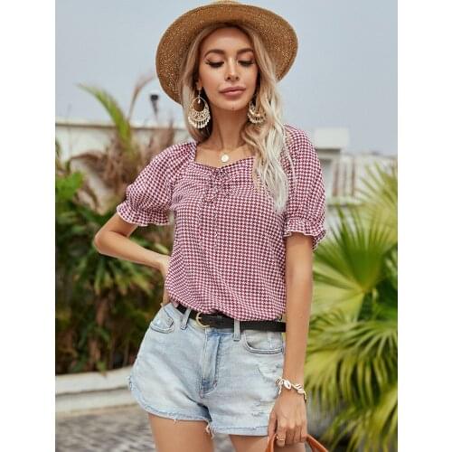 DIFIUPAI Women's Short T-shirts