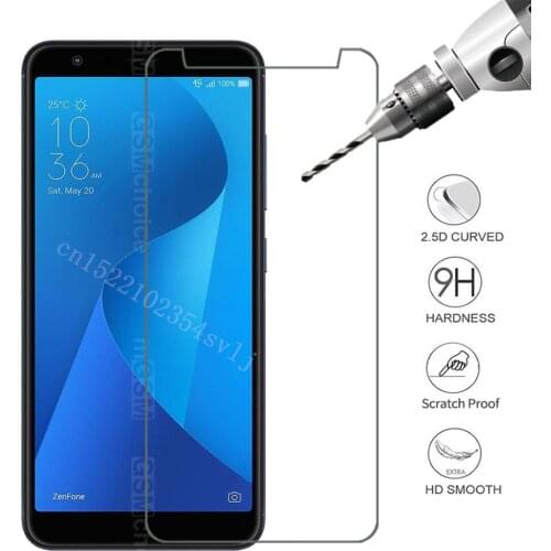 For Asus ZenFone Max Plus M2 ZB601KL Tempered Glass Screen Protector 9H 2.5D Protective Film On Max Shot ZB601 KL ZB 601KL
