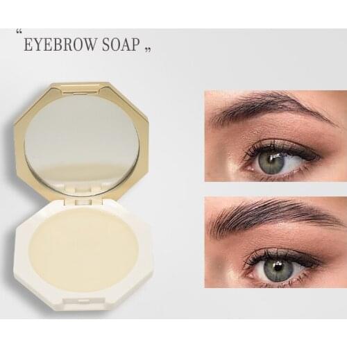 Private Label Styling Eyebrow Soap 3D Feathery Brows Makeup Balm Waterproof Eyebrow Setting Cream Brow Pomade Cosmetic Wholesale