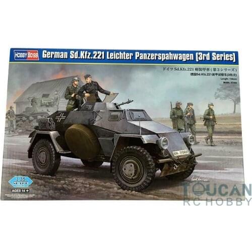 HobbyBoss 83812 1/35 Sd.Kfz.221 Leichter Panzerspahwagen 3rd Armored Car Tank TH05943-SMT6