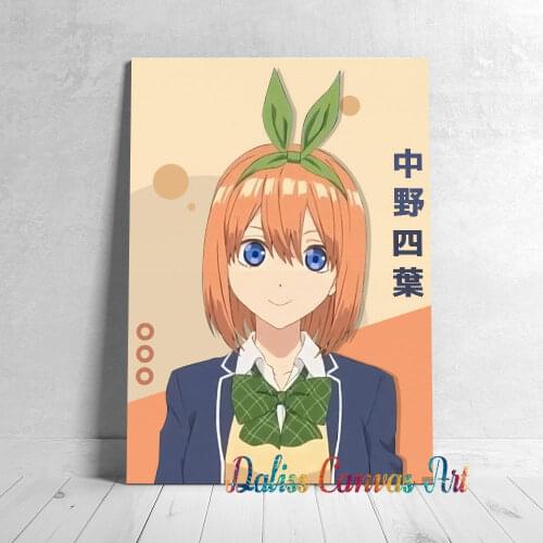 Canvas Nakano Yotsuba Anime Pictures Home Decoration Manga Paintings Poster HD Prints Wall Art Modular Living Room Framed