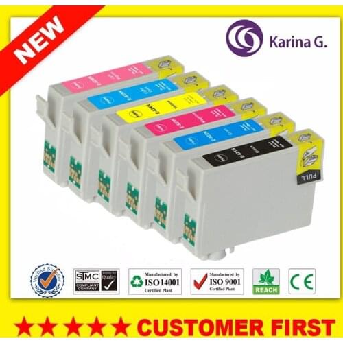 Compatible For Epson T0821N T0821 ink cartridges For Printer T50 R290 R295 R390 RX590 RX610 RX615 etc