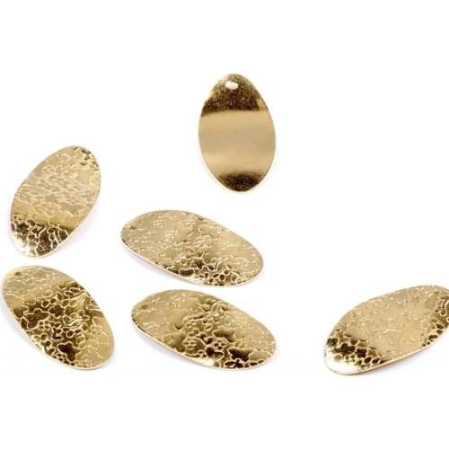 Brass Hammered Geometric Charms, Earring Findings,Raw Brass Pendant,Earrings Charms,Fit For DIY Necklace, Brooch,30X15mm-RB1038