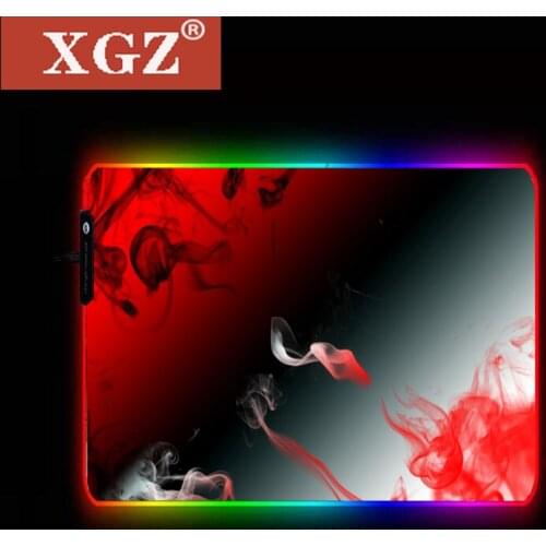 XGZ small mouse pad player table mat large LED RGB S size computer game peripherals and adult non-slip rubber
