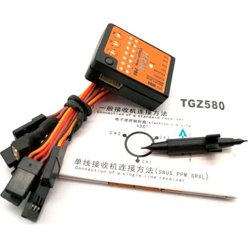 Microbeast Plus PRO TGZ580 attitude control 3-axis Gyro Flybarless 4.5~10V for RC Helicopter Parts