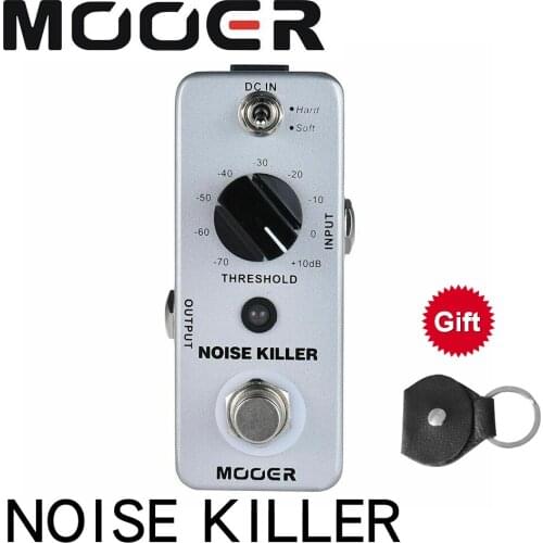 MOOER NOISE KILLER Mini Noise Reduction Guitar Effect Pedal 2 Modes True Bypass Mini Effect Pedal