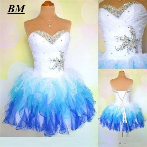 2020 New Cheap Short Homecoming Dresses Beading Mini Graduation Cocktail Formal Prom Party Gown Vestido de Formatura BM247