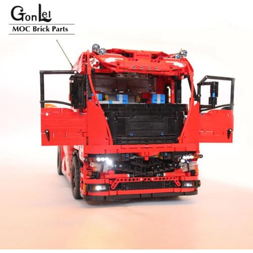 NEW 4120Pcs High-Tech Euro Tractor Truck MOC-4564 Building Blocks Bricks Mobile Truck Power motors functions Set Diy toys Gifts