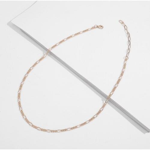 2020 Classic Gold Figaro Chain Necklace for Women Men Long Link Choker Necklace Fashion Jewelry Accessories