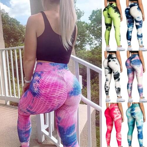 KIWI RATA Sexy Womens Textured Booty Yoga Pants High Waist Ruched Workout Butt Lifting Pants Tummy Control Push Up Leggings