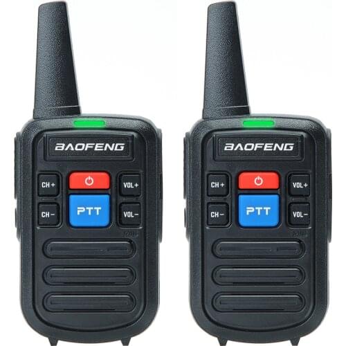 Baofeng BF-C50 Mini Walkie Talkie Dual PTT Portable Walkie-talkies Two way Radio Portable Radio for Hunting Hotel BF-888S