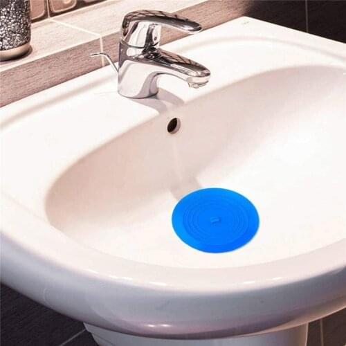 Tub Stopper Silicone Bathtub Stopper Drain Plug Sinks Hair Stopper Flat Cover Plug Strainer Filter Shower for Bathroom Kitchen