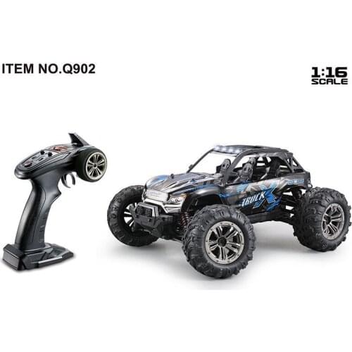 Q902 1:16 Brushless RC Car 4WD Motors Driving Desert Truck Drive Bigfoot Remote Control Car Model Off-Road Vehicle Toy