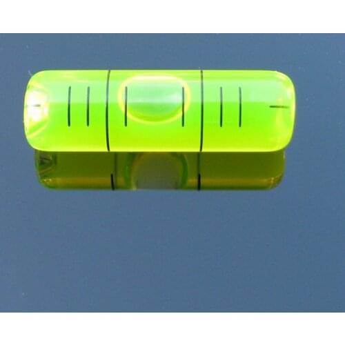QASE 9*29MM Tube Spirit Level Bubble High Accuracy Vial for Optoelectronic Instruments Total station 4'/2mm