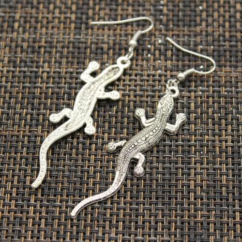 Hot Sales Lizard Gecko Pendants DIY Earringgs For Girl Gift