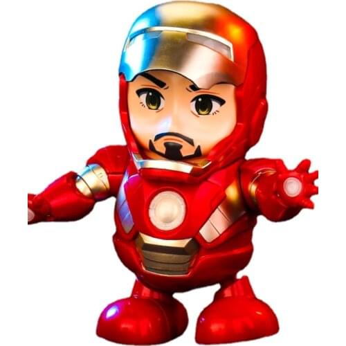 Steel Toys That Can Sing and Dance Swing Electric Robot for Iron Man for Hornet Cool Kids Toys