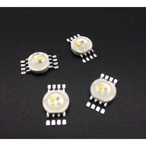 RGBW (RGB+W) 4*3W 12W LED Lamp Emitter Diodes For Stage Lighting High Power LED 45mil Epistar LED Chip 20PCS