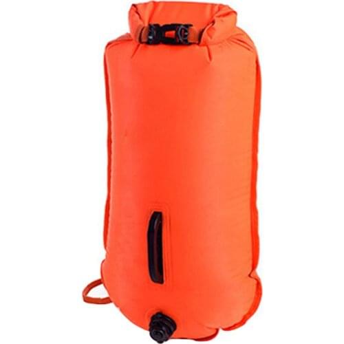 Thickened Inflatable Life Saving Bag Waterproof PVC Adult Double Airbag Buoy Bags Float Storage Type Drifting Swimming Bag