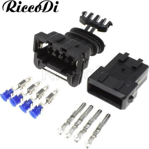 1-20 Sets 4 Pin Junior Power Timer Socket Plug O2 Sensor Ignition Coil Automotive Connector 282192-1 For Car